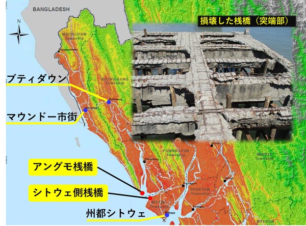 交通の“要”、アングモ桟橋の再建を目指して ：ミャンマー