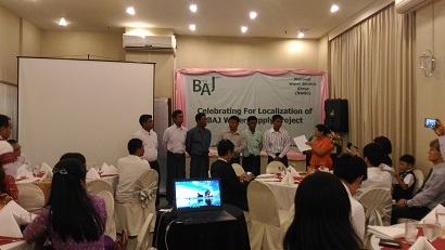 マグウェ事務所の現地化祝賀イベントを開催しました：ミャンマー