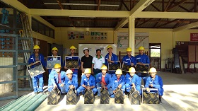 パアン技術訓練学校５年次後期の活動報告：ミャンマー