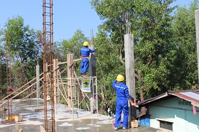 ラカイン州北部における学校建設事業：ミャンマー