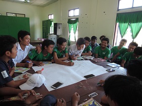 パアン技術訓練学校６年目前期訓練の活動報告：ミャンマー