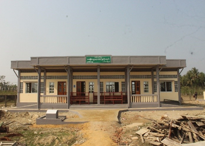 コロナによる中断を経て、学校校舎完成：ミャンマー