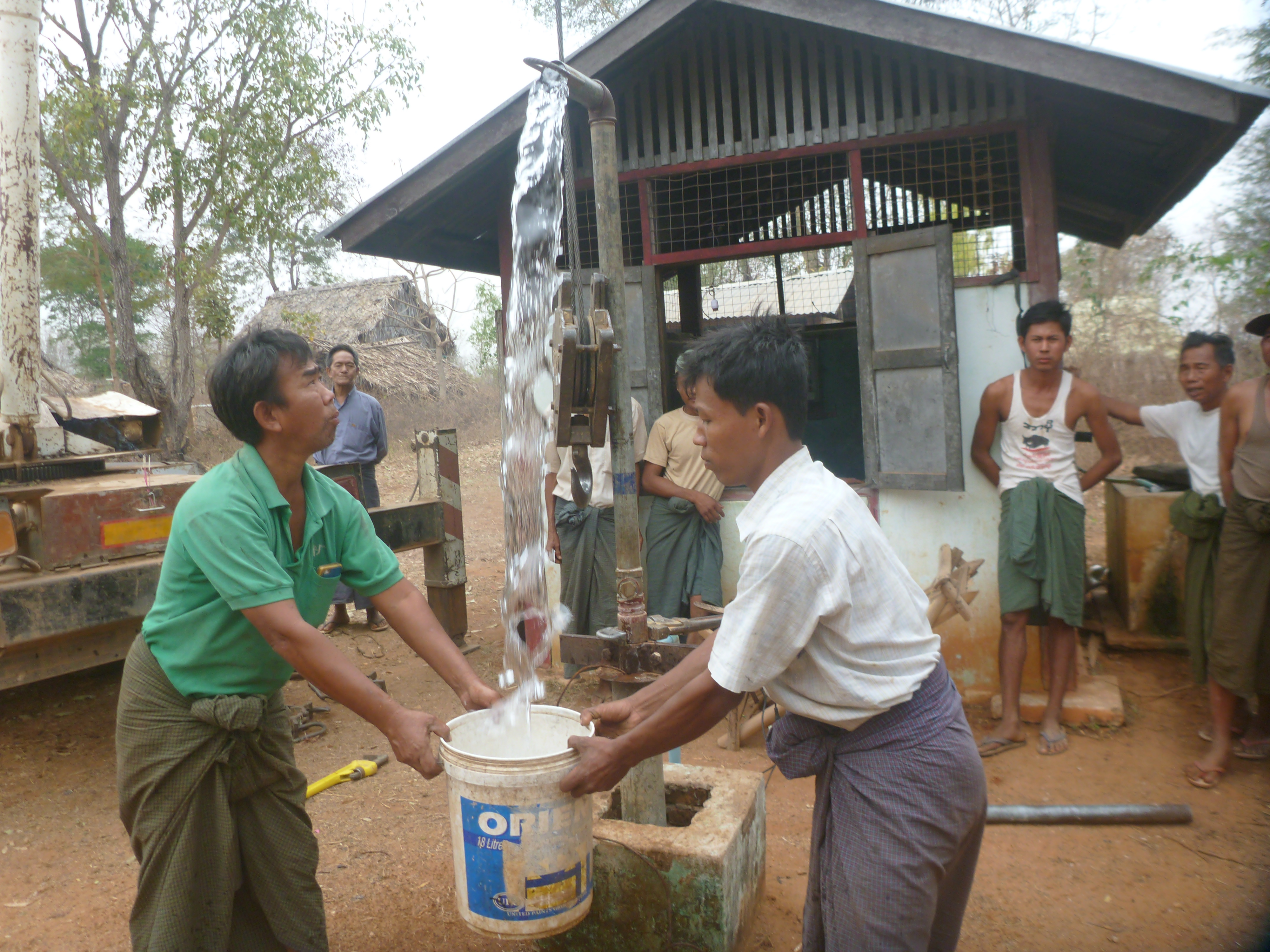 中央乾燥地域での井戸修繕プロジェクト実施報告：ミャンマー